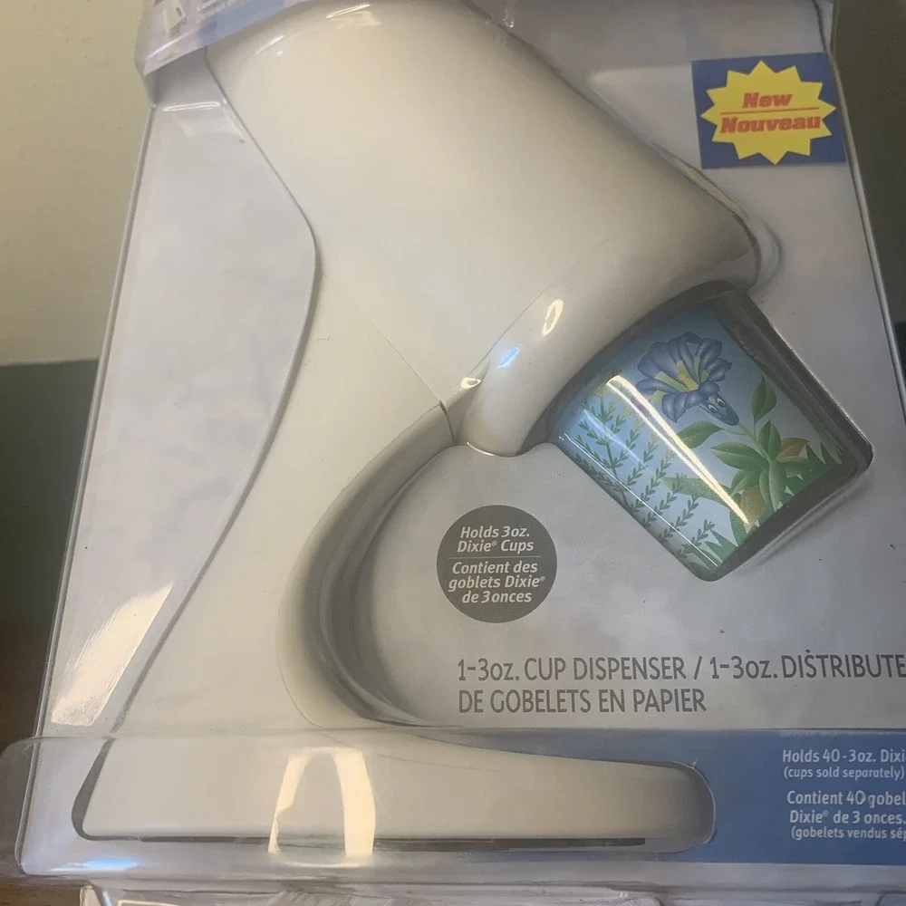 Dixie Cup Dispenser 3oz Vtg 2002 Modern Retro Space Age Counter/Wall Mount NOS